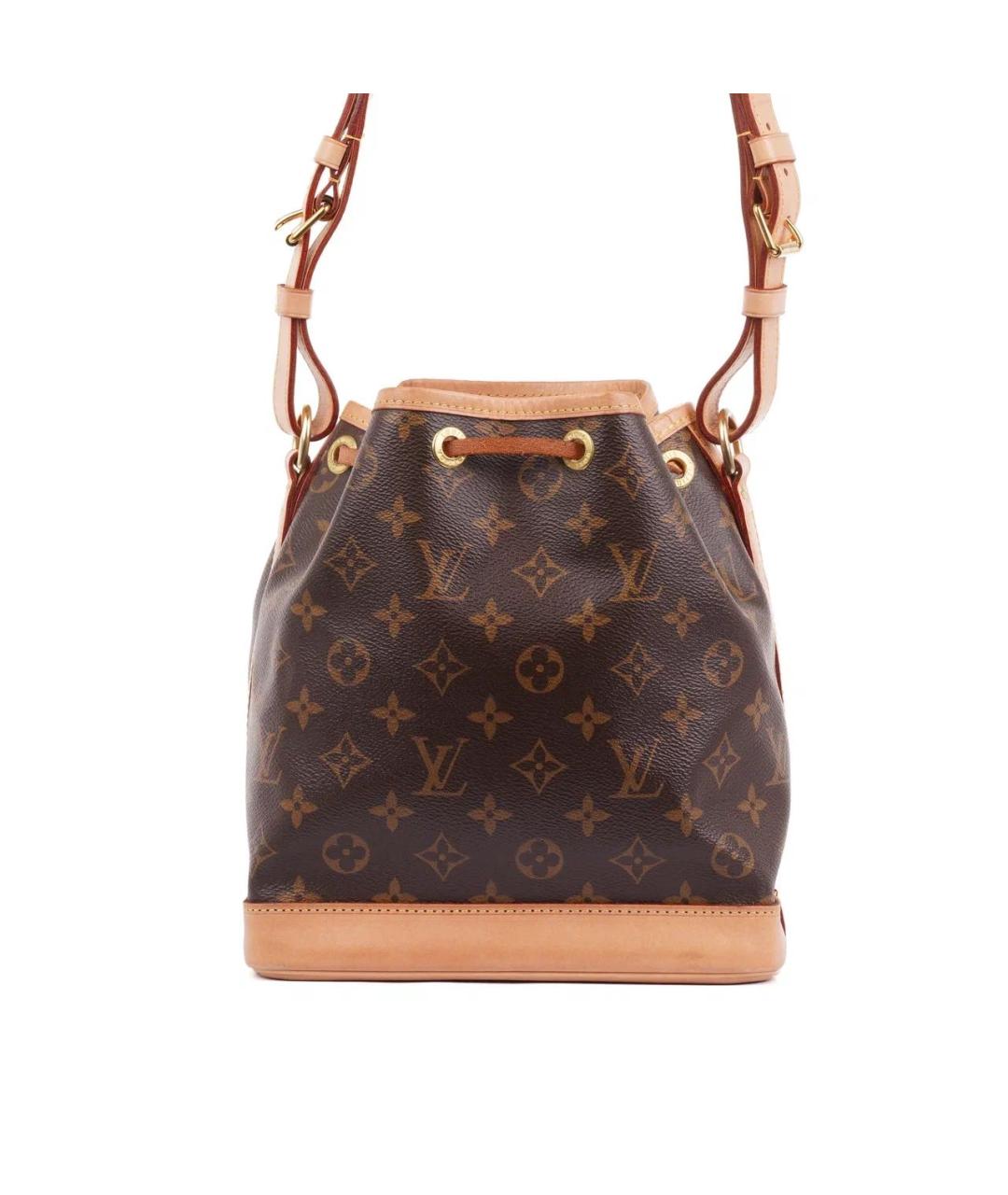 LOUIS VUITTON Коричневая кожаная сумка тоут, фото 2