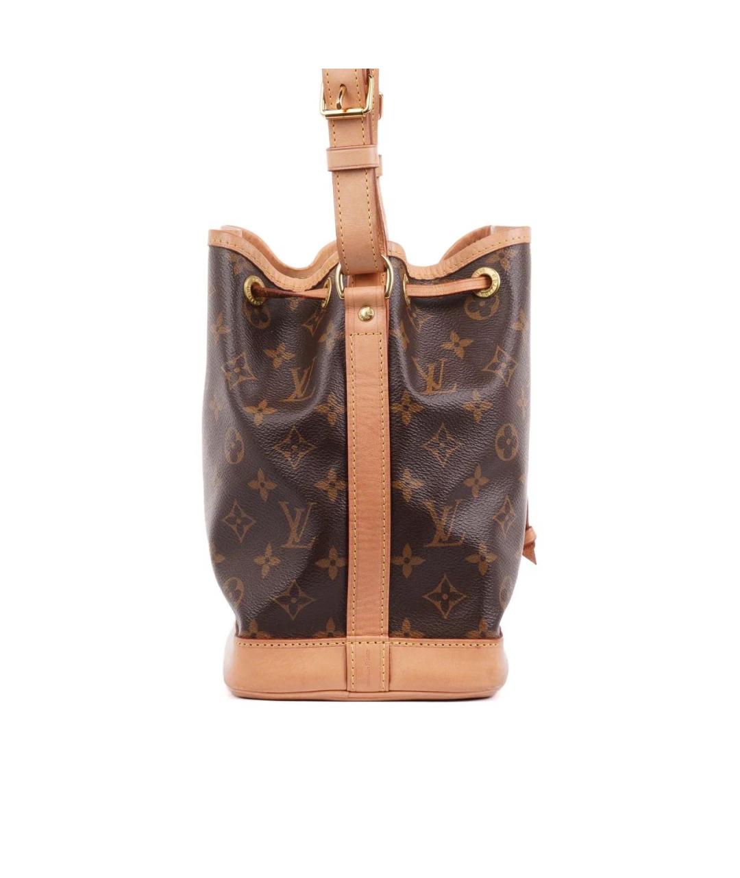 LOUIS VUITTON Коричневая кожаная сумка тоут, фото 4