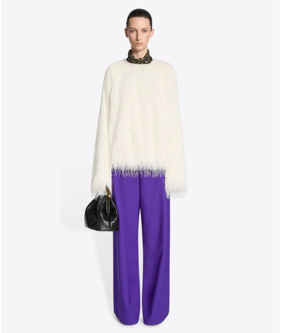 DRIES VAN NOTEN Белая полиэстеровая блузы, фото 2