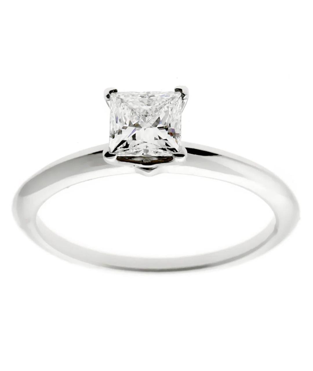 TIFFANY&CO Серебряное платиновое кольцо, фото 1