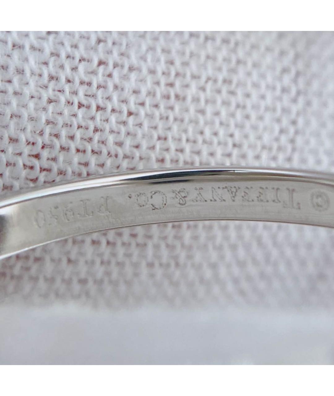 TIFFANY&CO Серебряное платиновое кольцо, фото 8