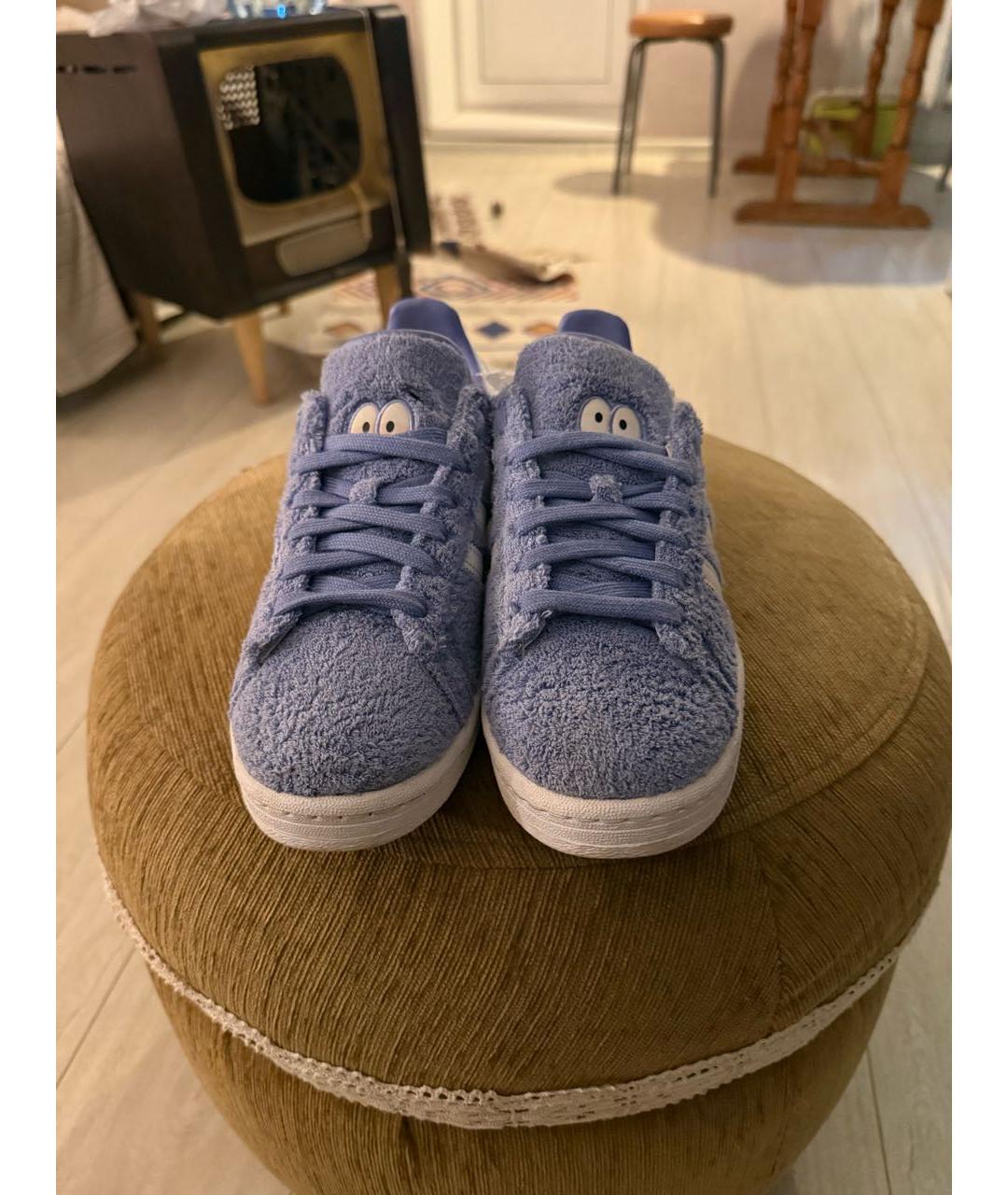 ADIDAS Фиолетовые текстильные кеды, фото 3