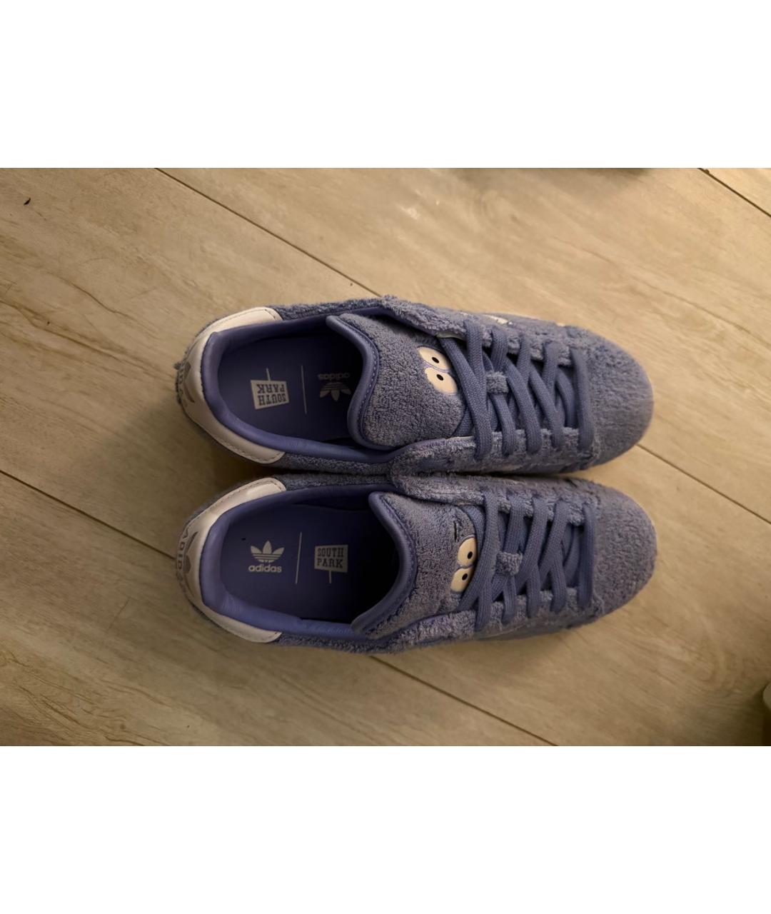 ADIDAS Фиолетовые текстильные кеды, фото 4