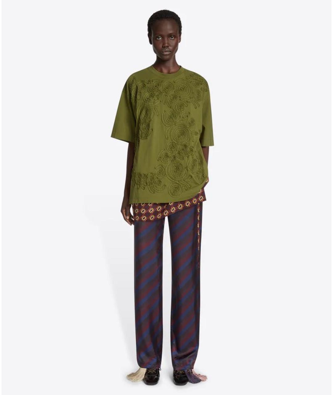 DRIES VAN NOTEN Коричневые кожаные мюли, фото 5
