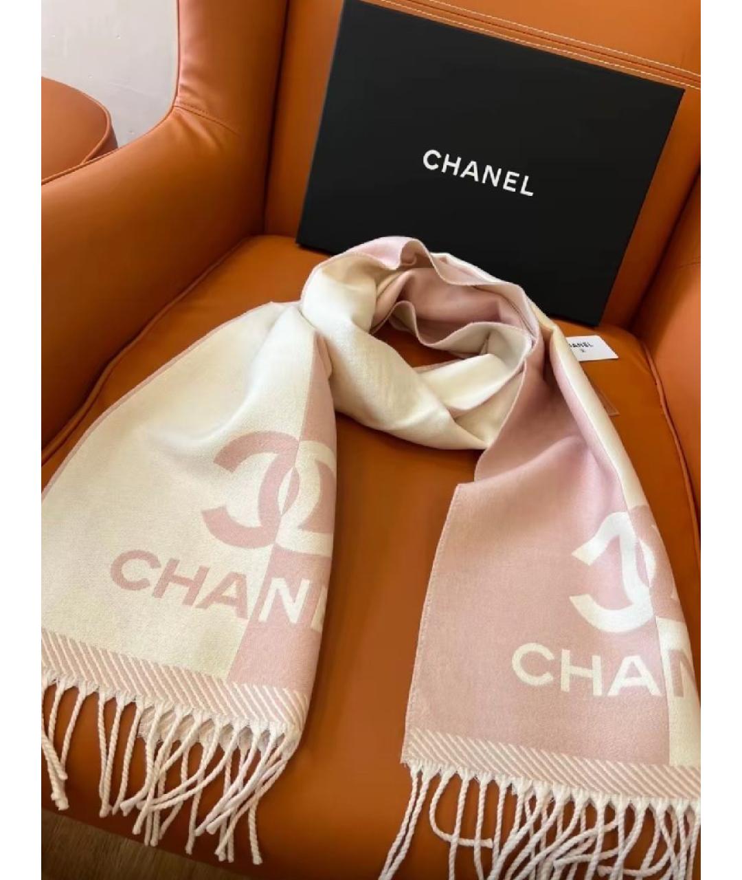 CHANEL Шерстяной шарф, фото 3
