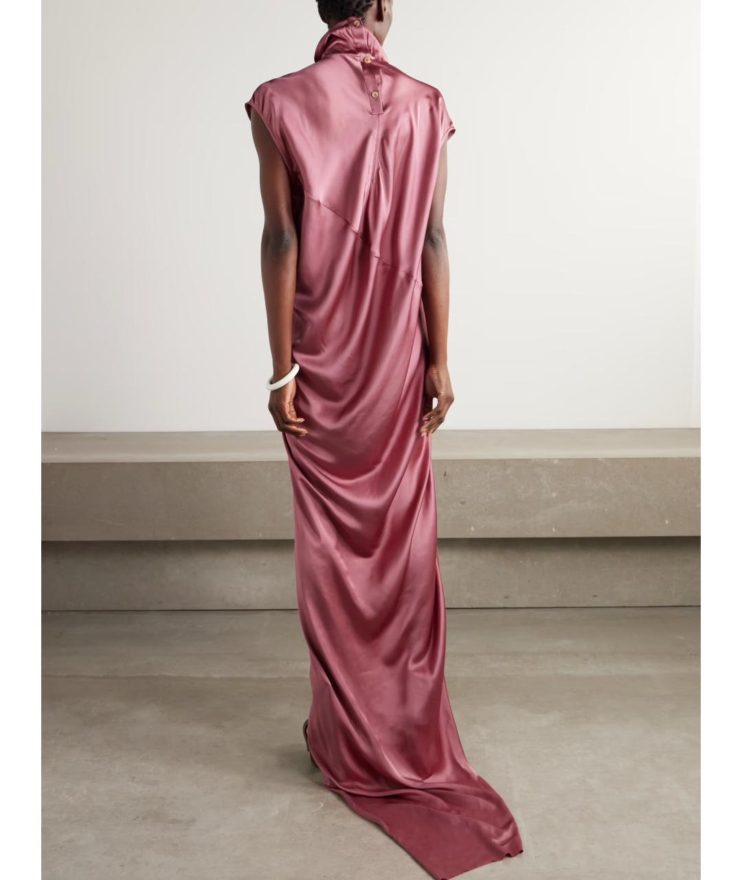 RICK OWENS Розовое коктейльное платье, фото 3