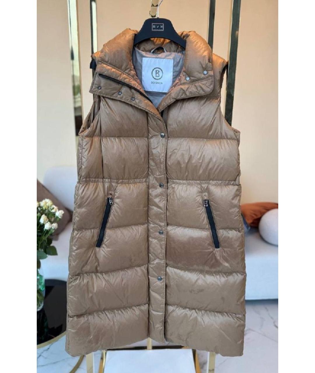 BOGNER Коричневый полиамидовый жилет, фото 8