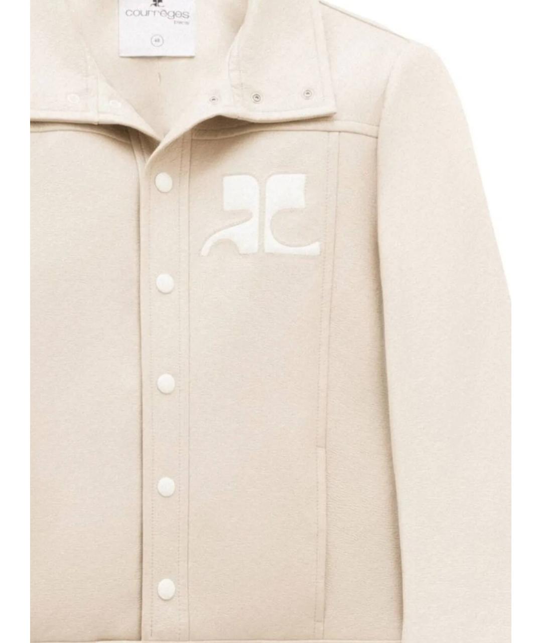 COURREGES Бежевая куртка, фото 2