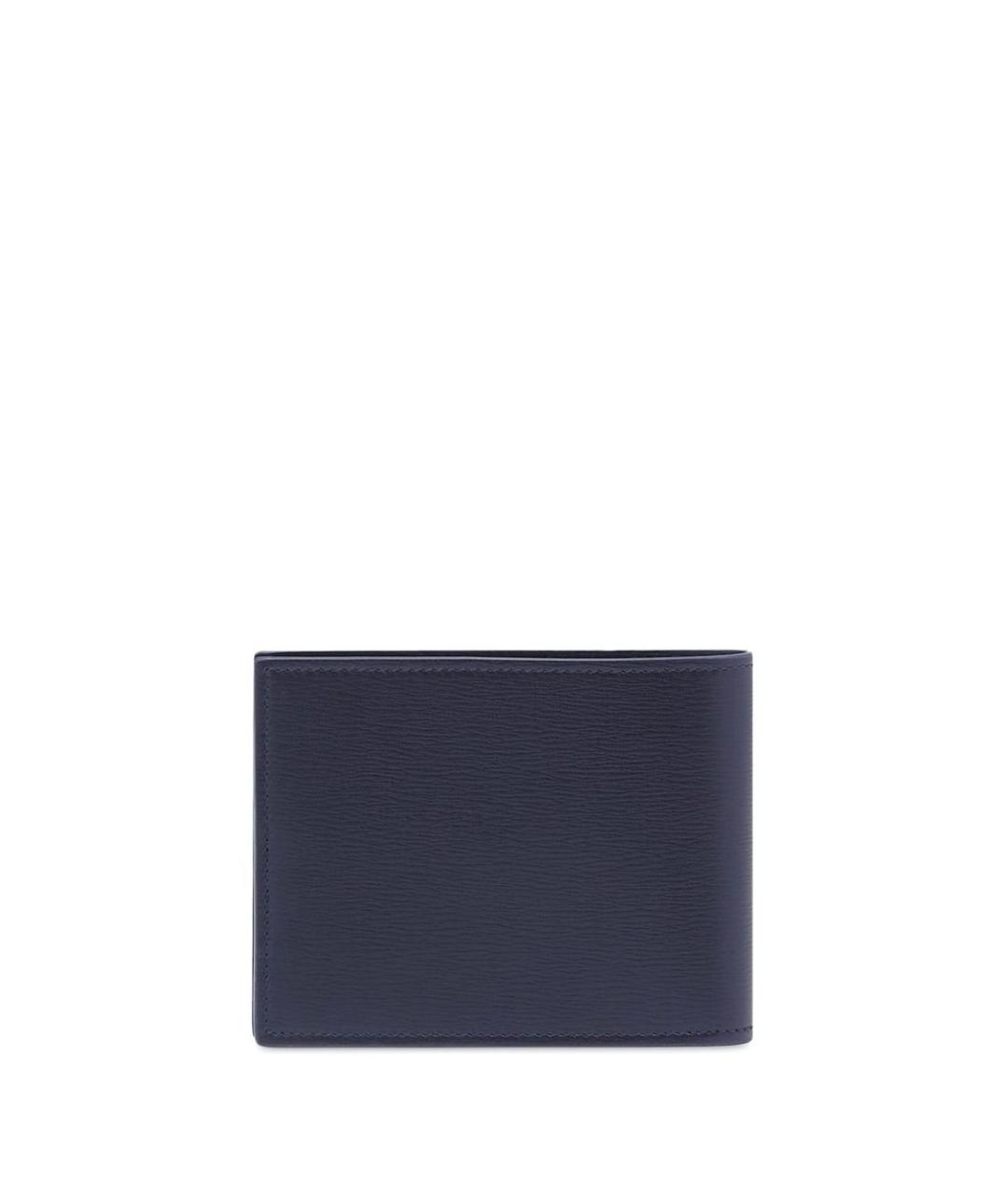FERRAGAMO Синий кожаный кошелек, фото 4