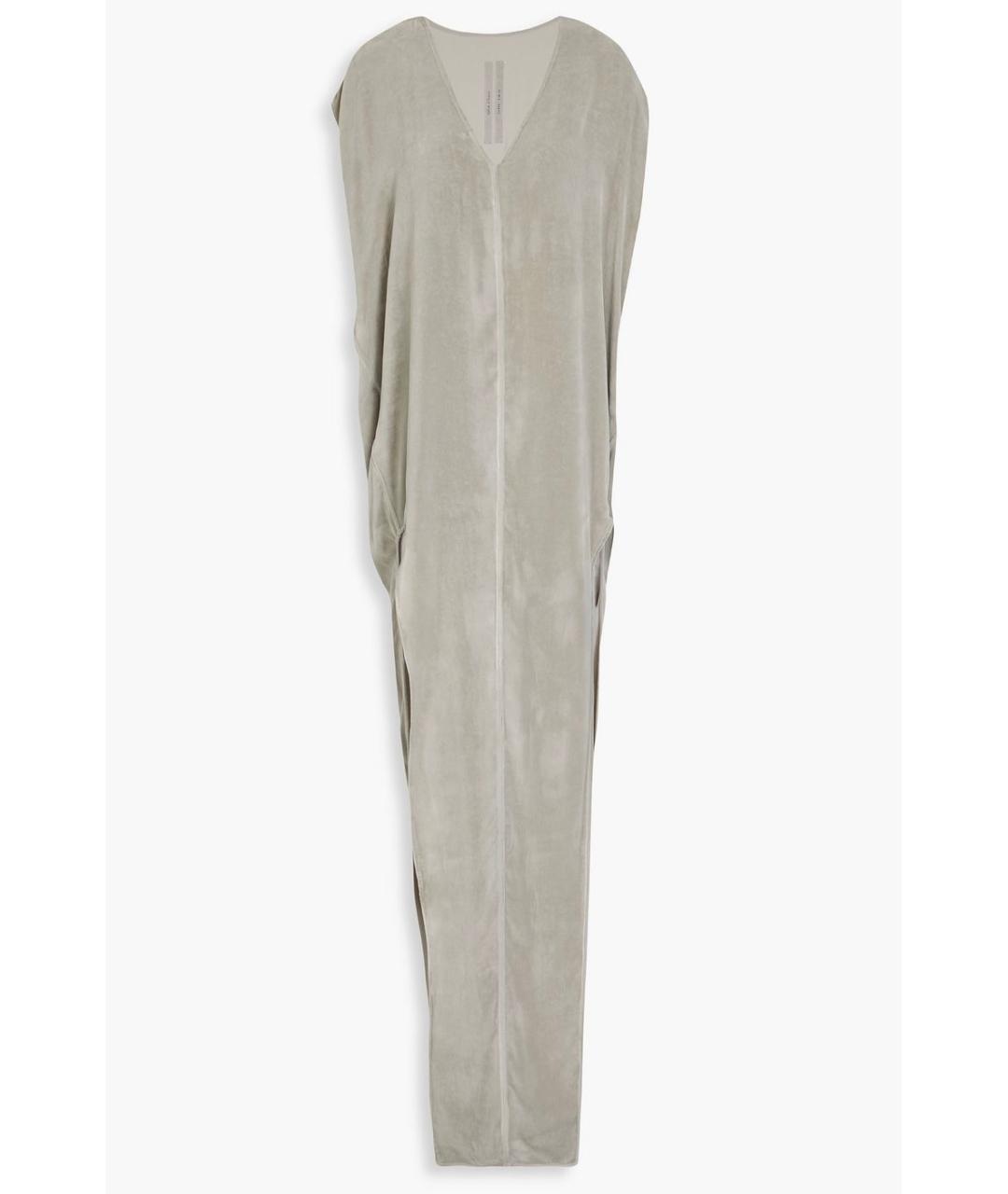 RICK OWENS Серое коктейльное платье, фото 4