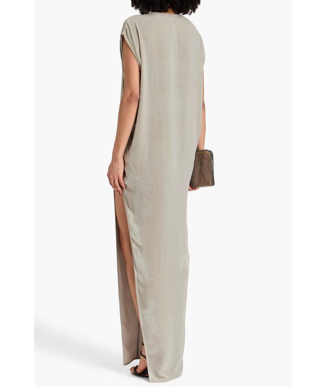 RICK OWENS Серое коктейльное платье, фото 3