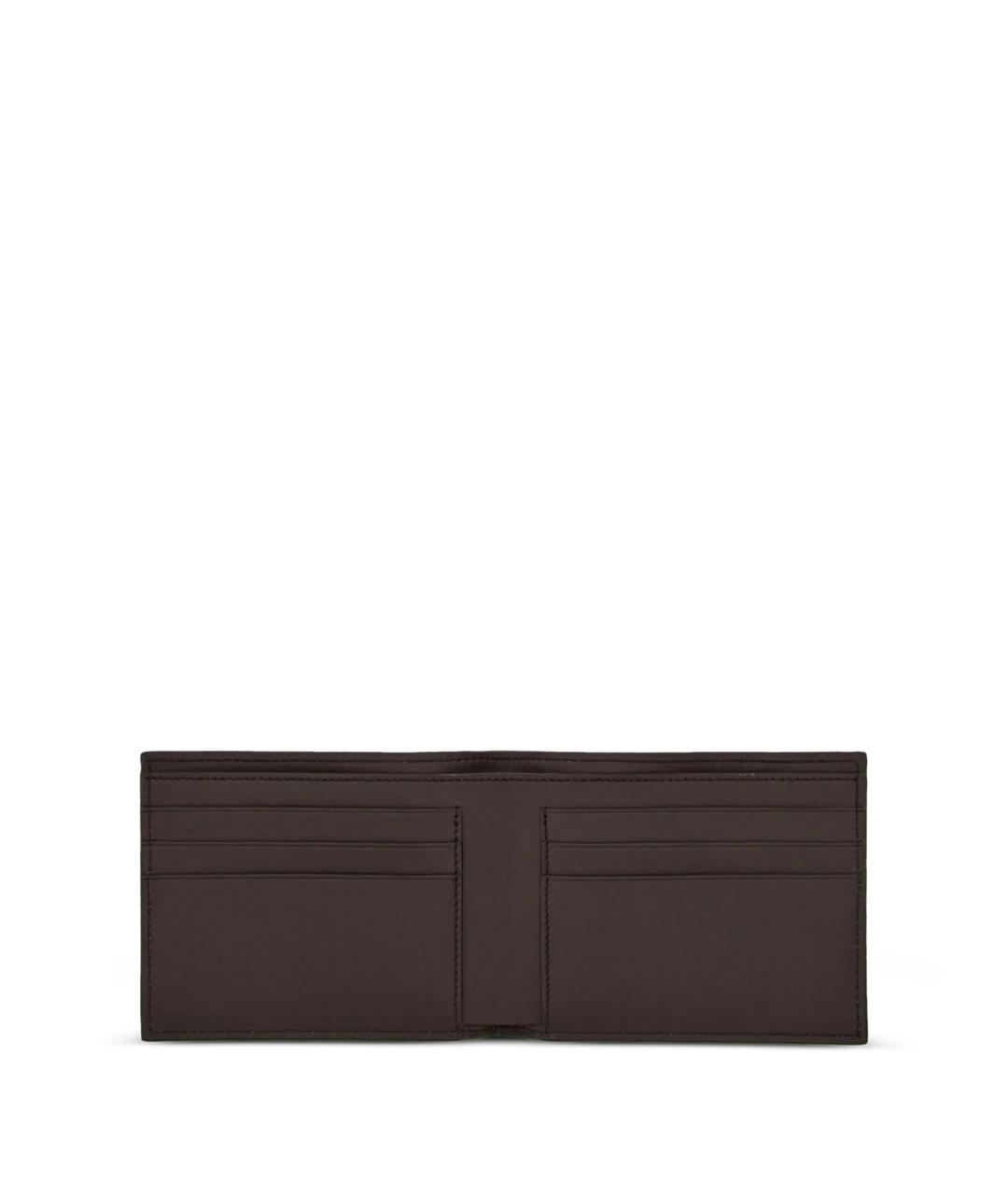 FERRAGAMO Черный кожаный кошелек, фото 4