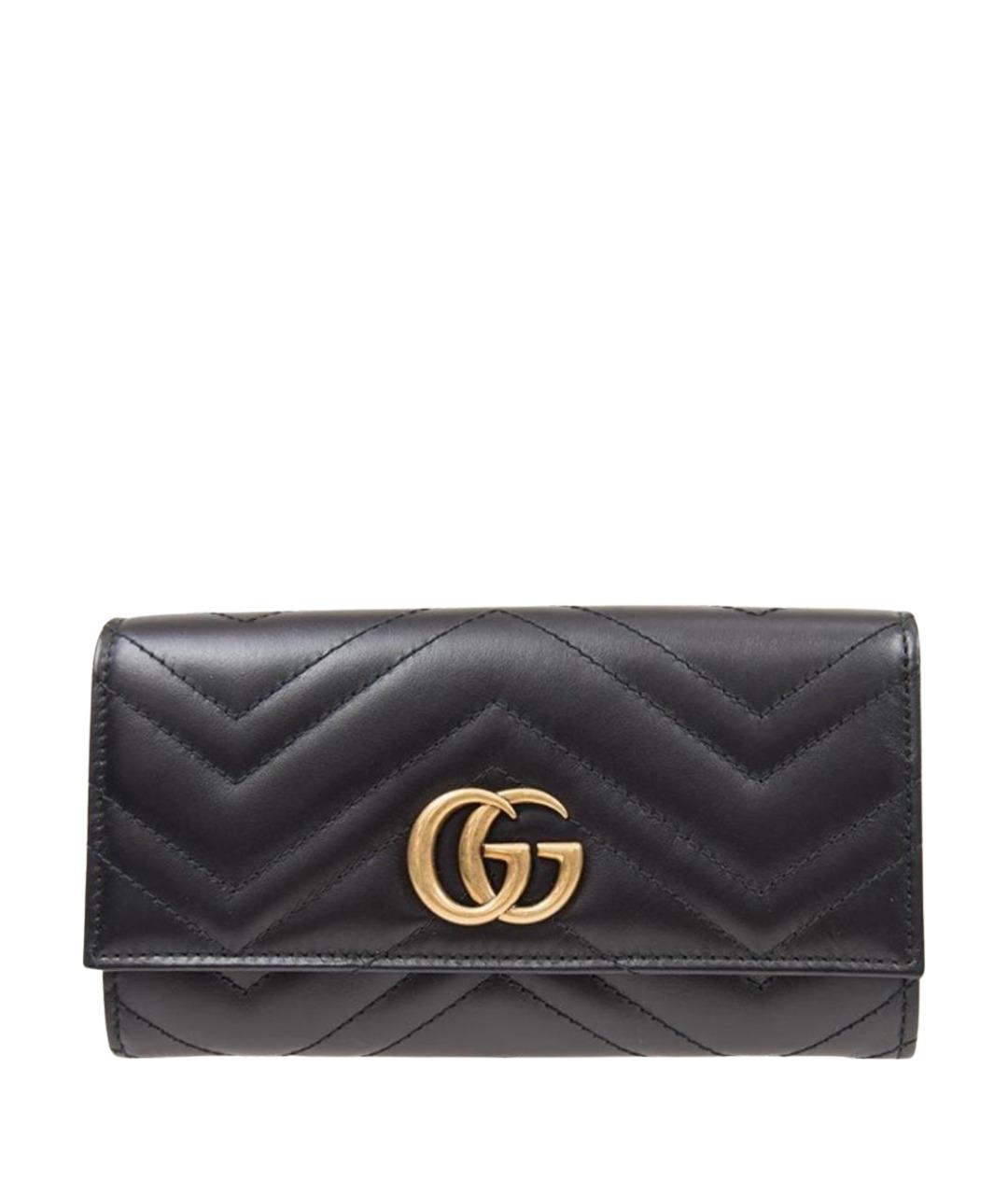 GUCCI Черная кожаная косметичка, фото 1