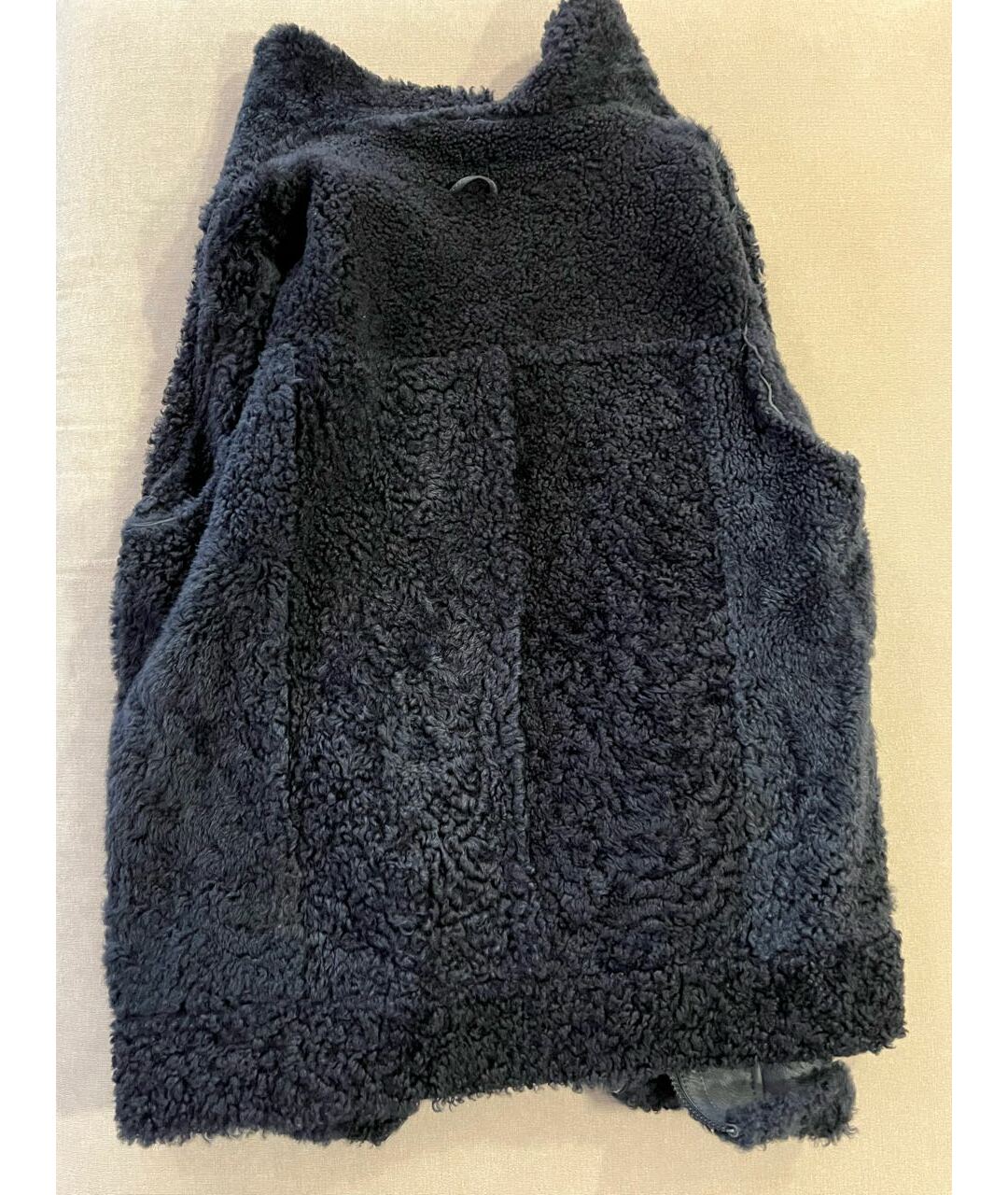BRUNELLO CUCINELLI Синяя ацетатная дубленка, фото 3