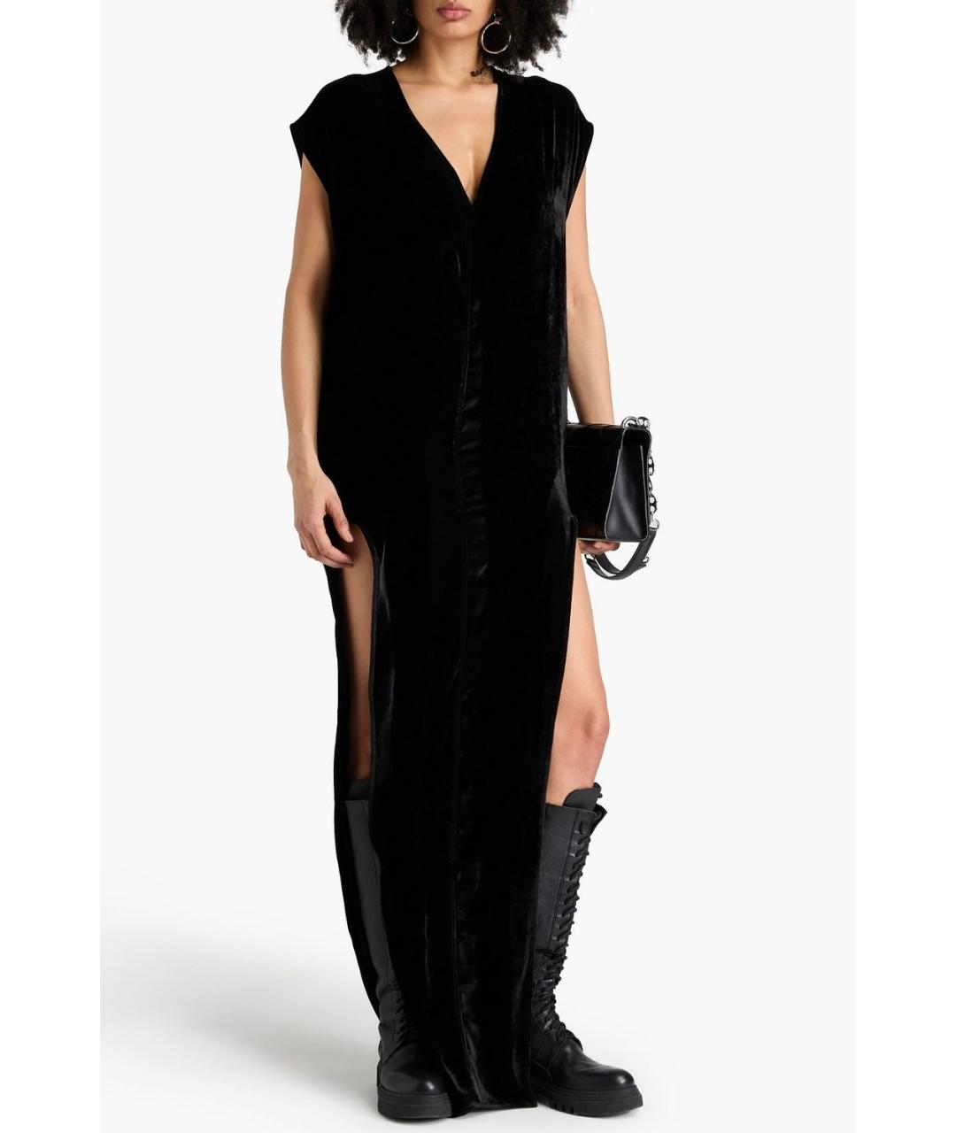 RICK OWENS Черное коктейльное платье, фото 2