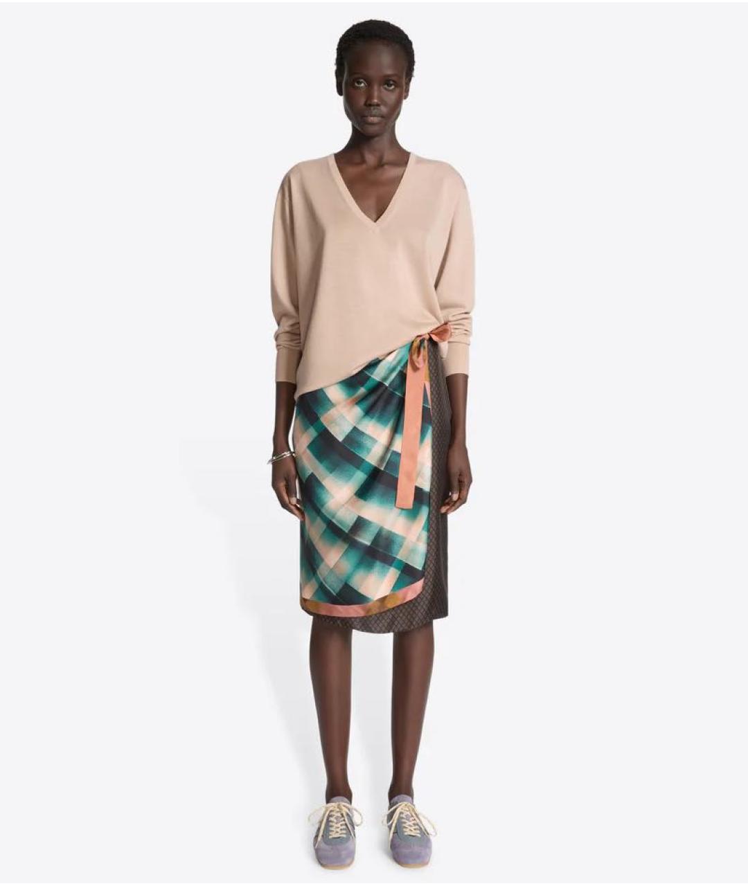 DRIES VAN NOTEN Фиолетовые замшевые кроссовки, фото 5