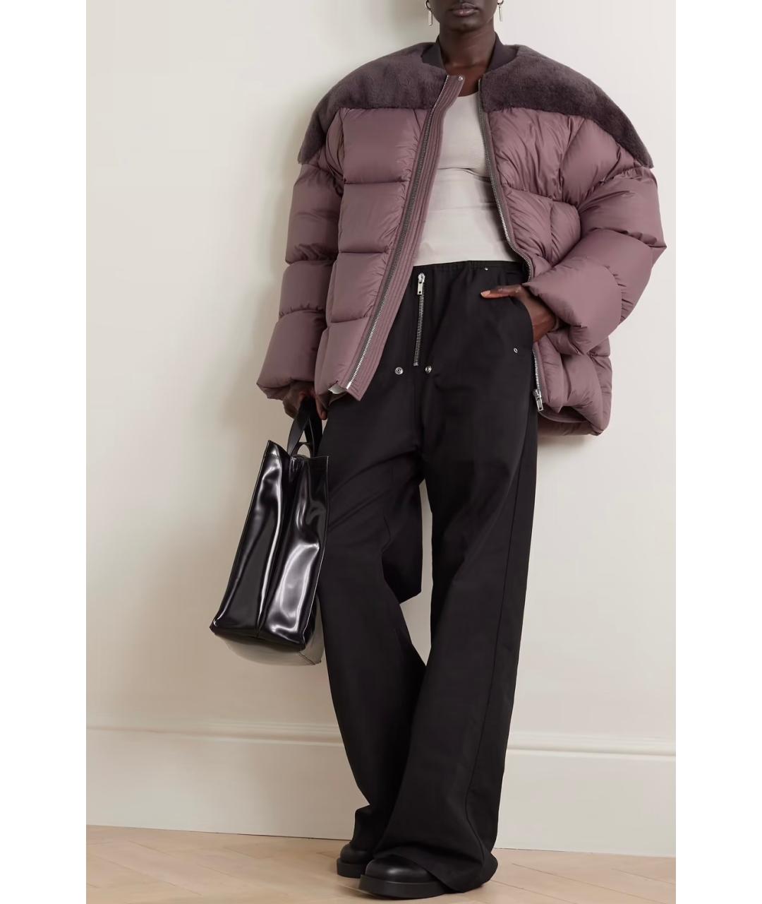 RICK OWENS Фиолетовый пуховик, фото 7