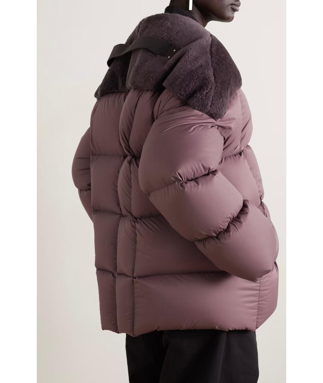 RICK OWENS Фиолетовый пуховик, фото 9