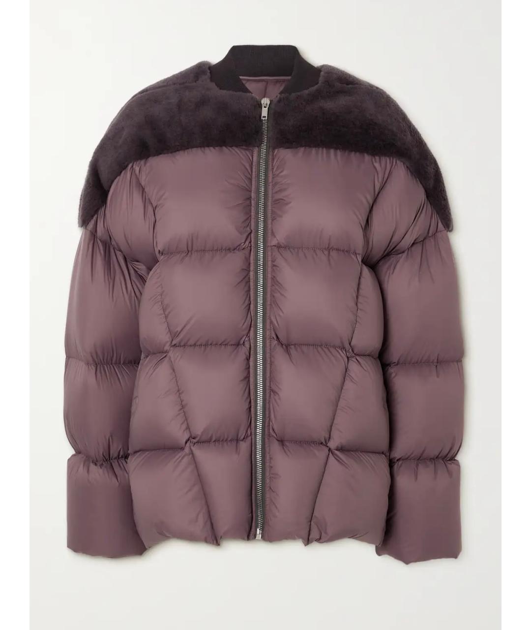RICK OWENS Фиолетовый пуховик, фото 10