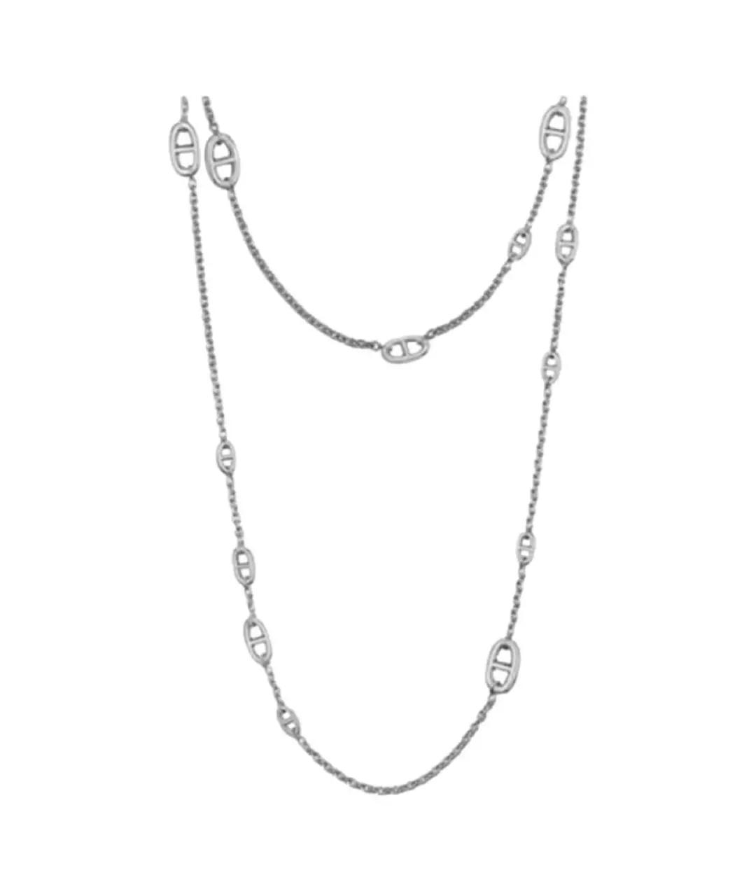 HERMES Серебряное с серебряным покрытием колье, фото 1