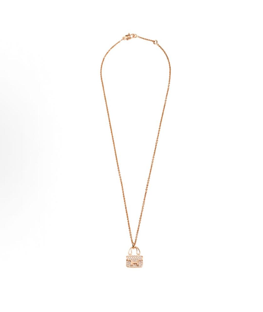 HERMES Золотое колье из розового золота, фото 1