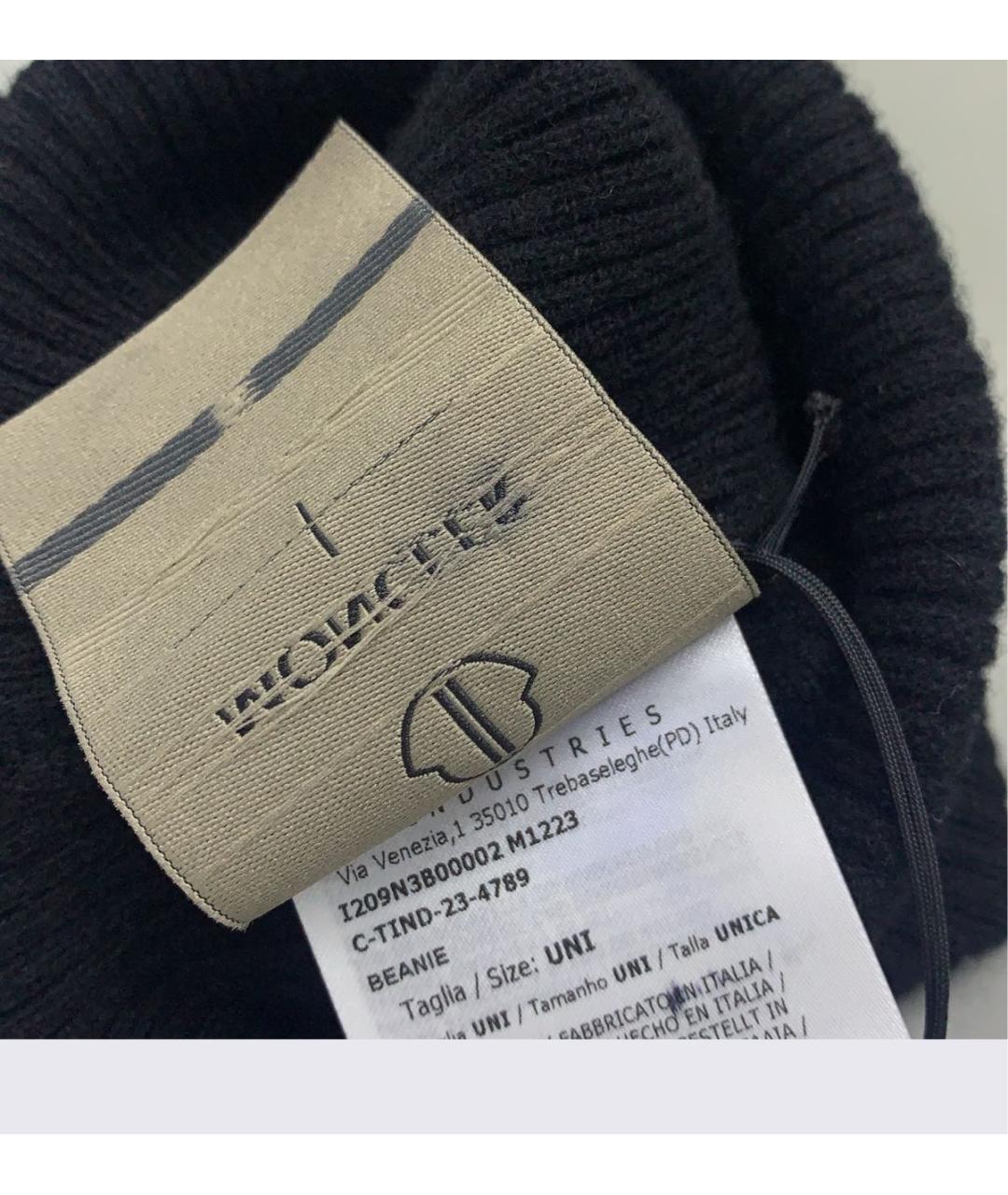 RICK OWENS Черная шерстяная шапка, фото 7