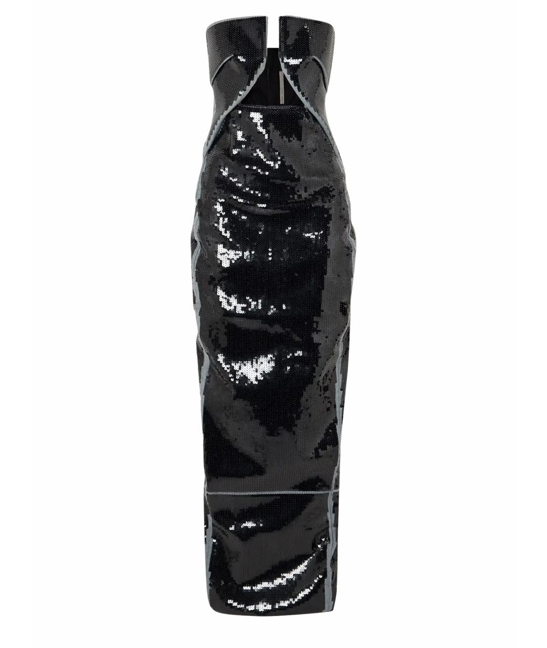 RICK OWENS Черное коктейльное платье, фото 10