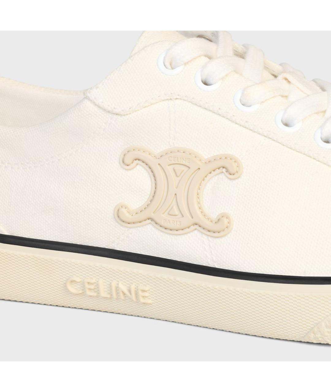 CELINE Белые кеды, фото 5