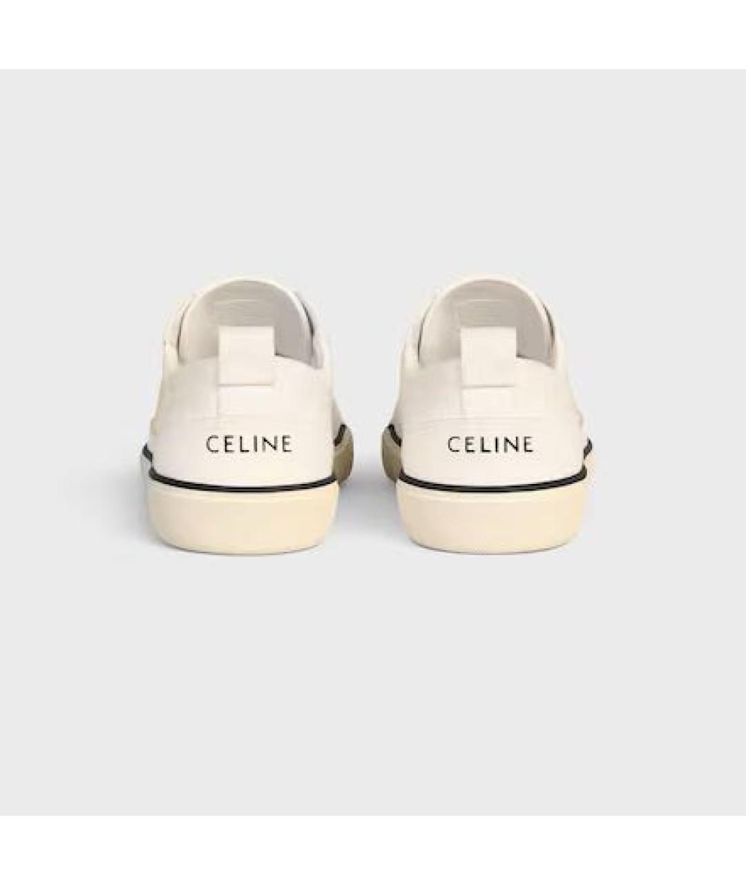 CELINE Белые кеды, фото 3