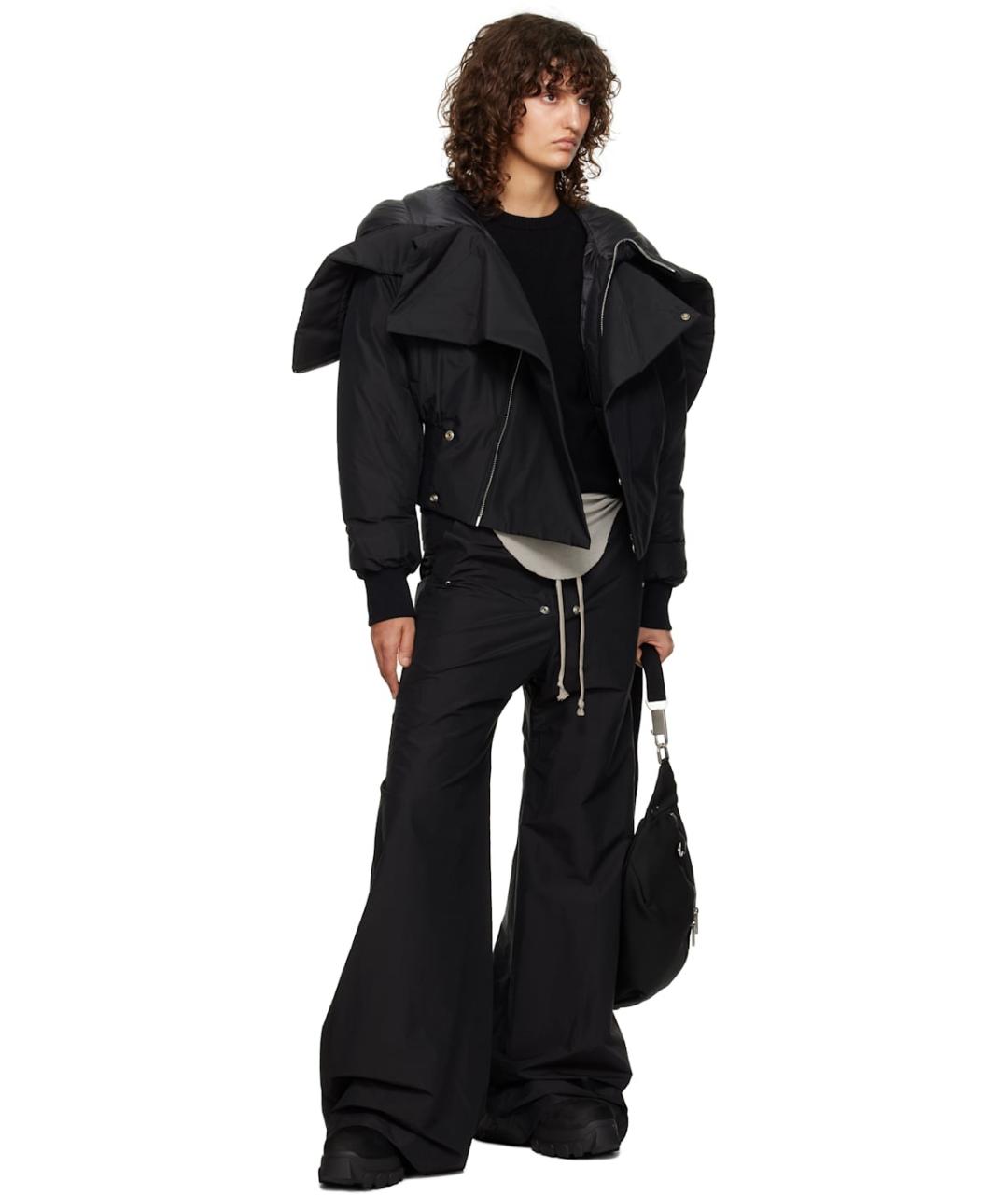 RICK OWENS Черный пуховик, фото 8