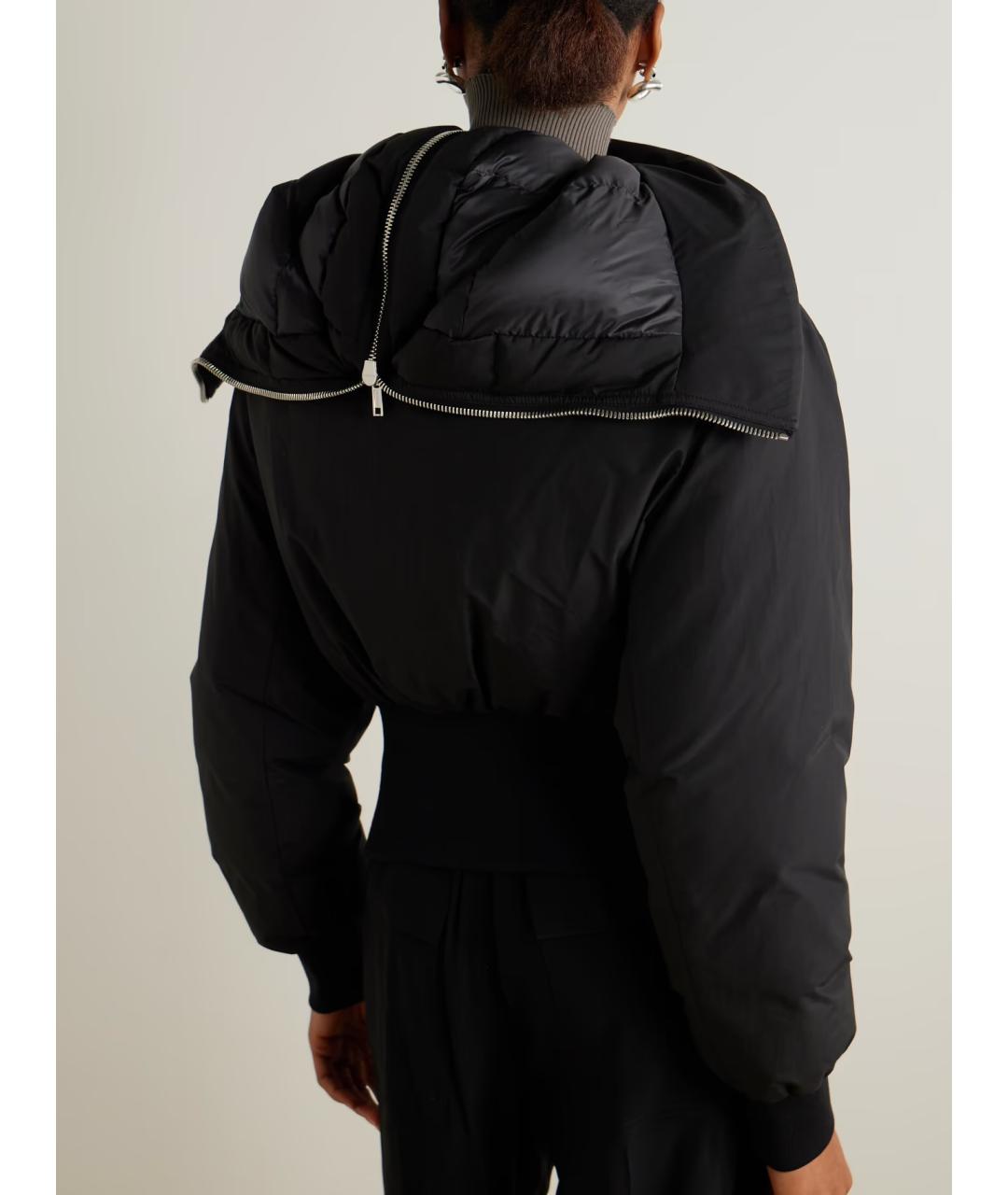 RICK OWENS Черный пуховик, фото 4