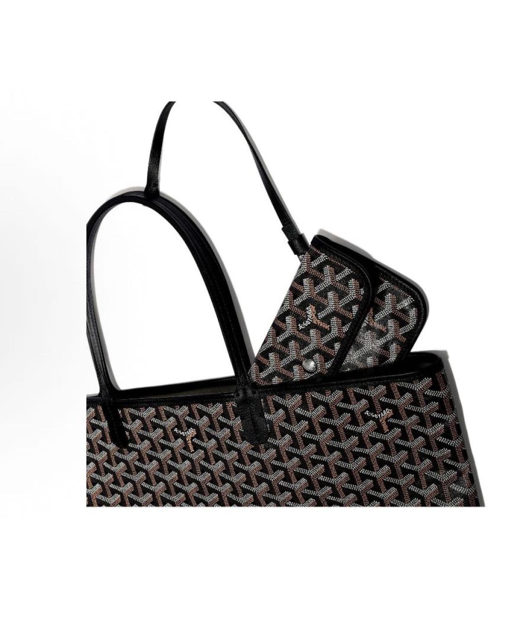 GOYARD Черная сумка тоут, фото 3