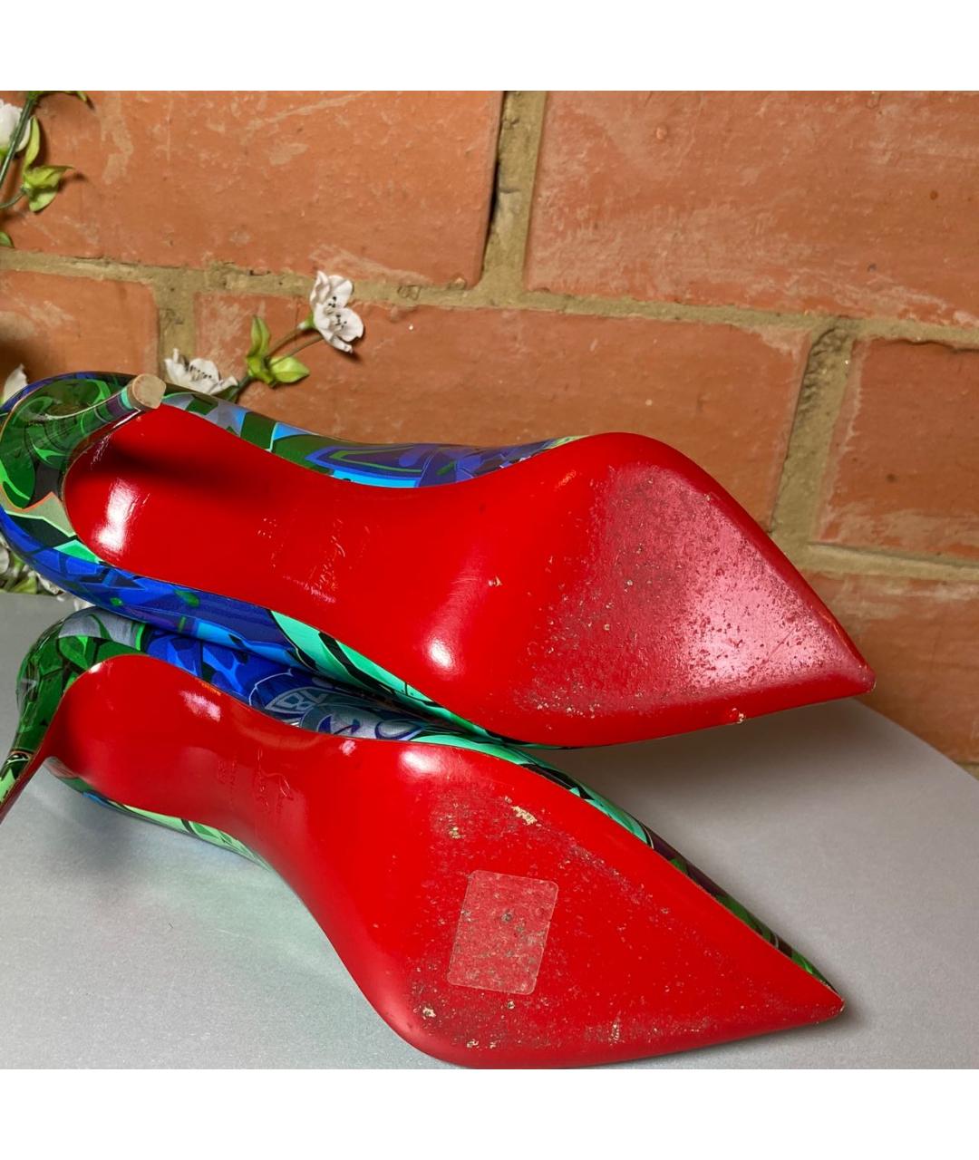CHRISTIAN LOUBOUTIN Мульти полусапоги из лакированной кожи, фото 6