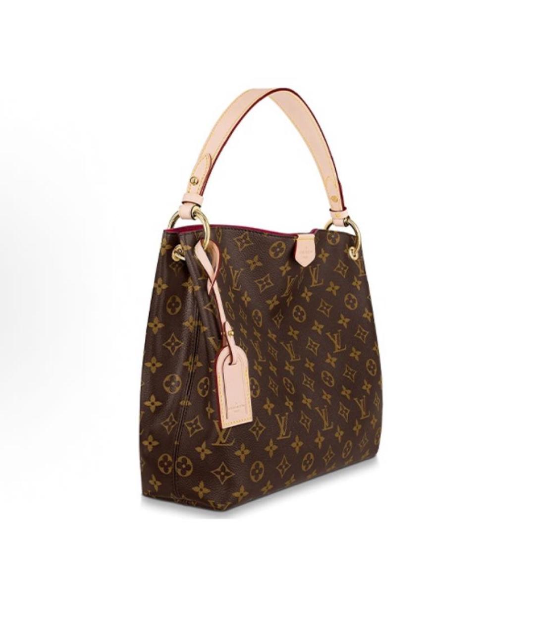 LOUIS VUITTON Коричневая сумка тоут, фото 3