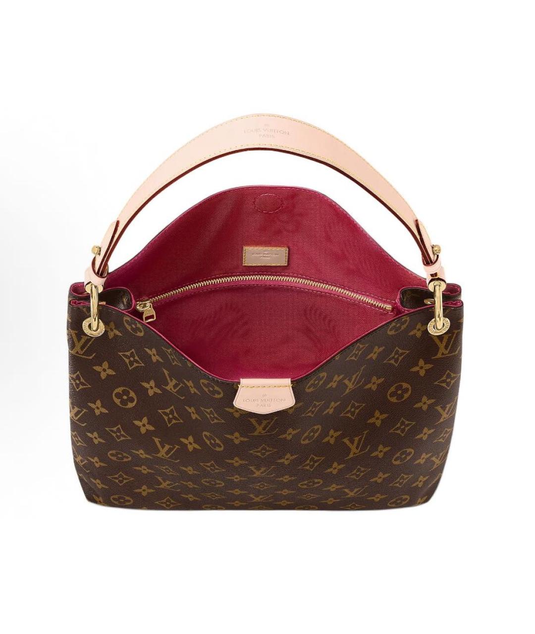 LOUIS VUITTON Коричневая сумка тоут, фото 4