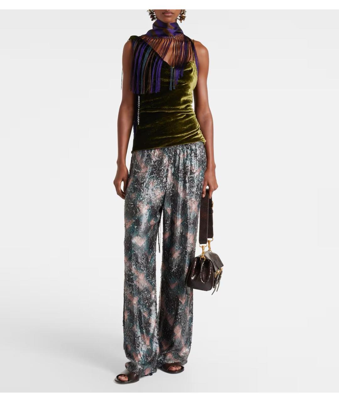 DRIES VAN NOTEN Коричневые кожаные мюли, фото 5