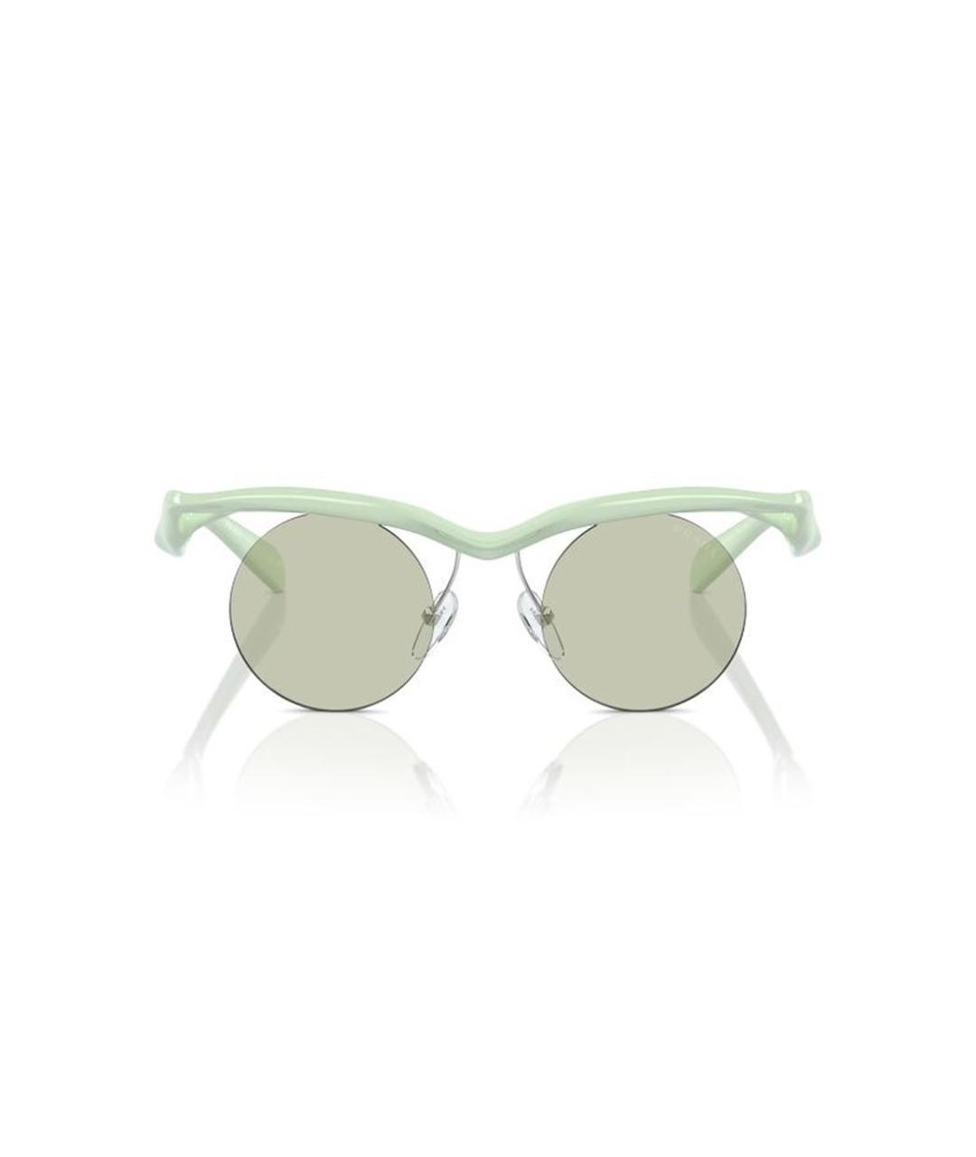 PRADA Зеленые солнцезащитные очки, фото 2