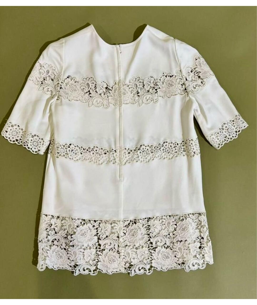 DOLCE&GABBANA Белая вискозная блузы, фото 2