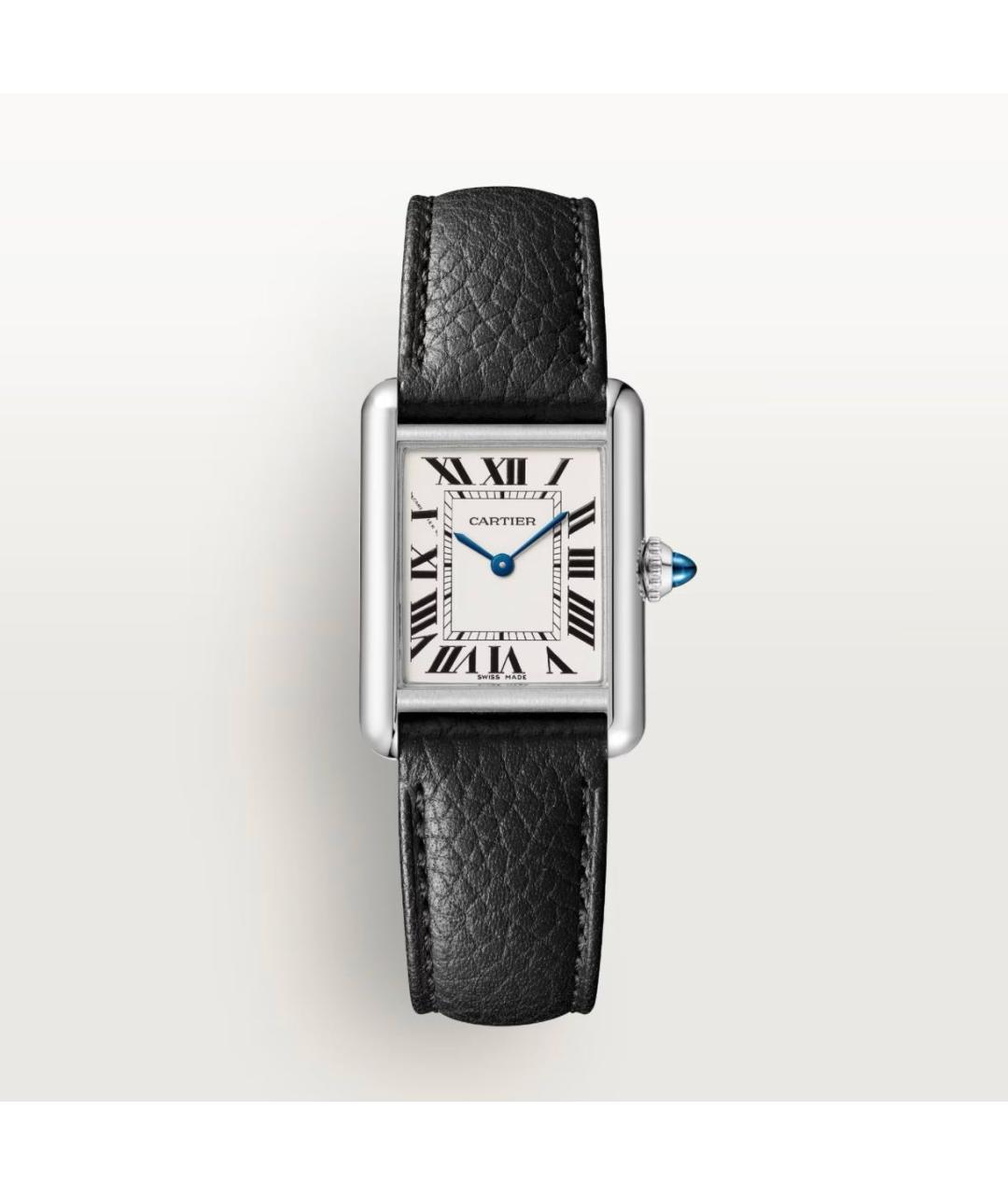 CARTIER Черные часы, фото 5