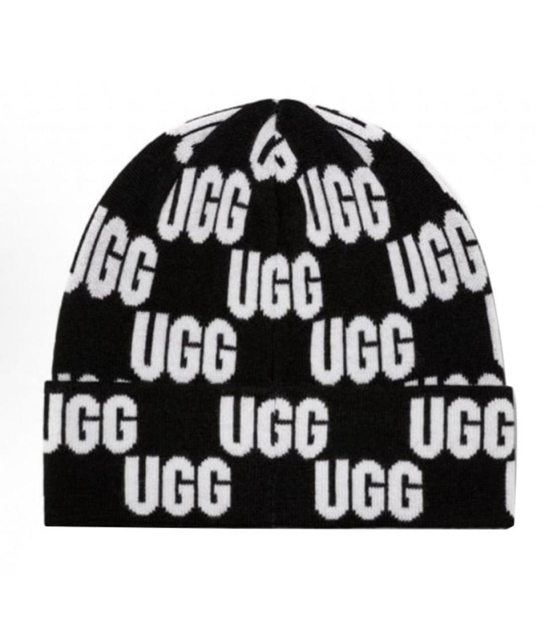UGG AUSTRALIA Черная шерстяная шапка, фото 1