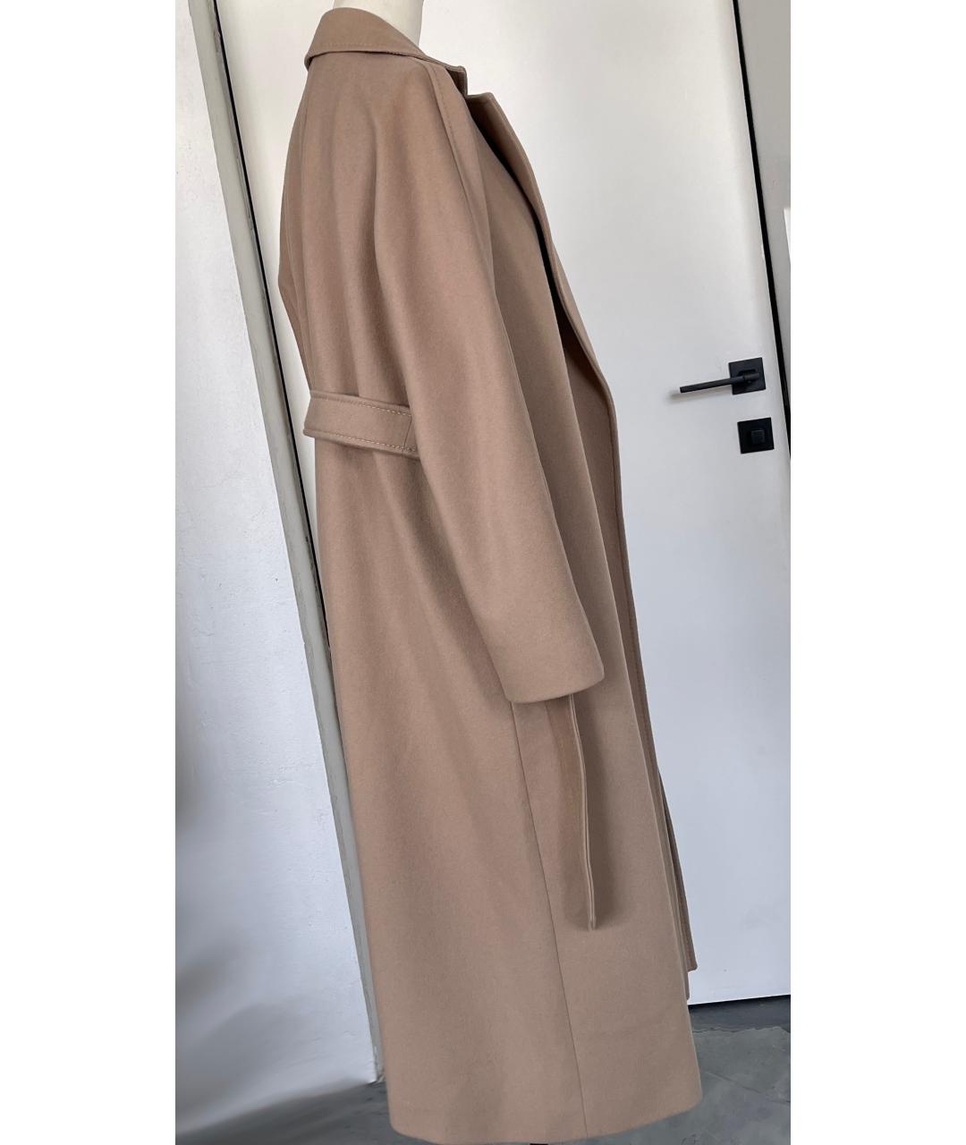 MAX MARA Бежевое шерстяное пальто, фото 6