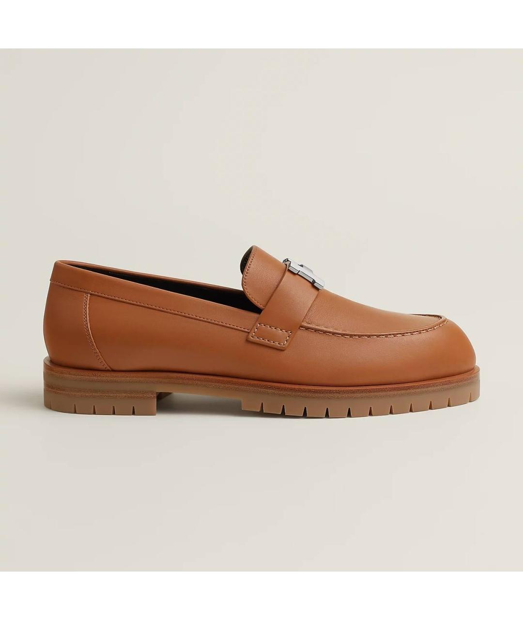 HERMES Кожаные лоферы, фото 6