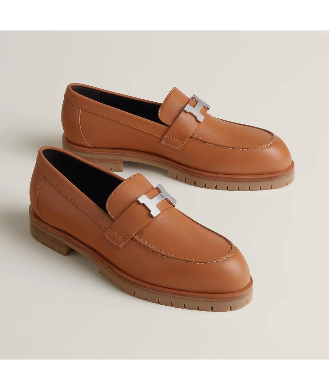 HERMES Кожаные лоферы, фото 4