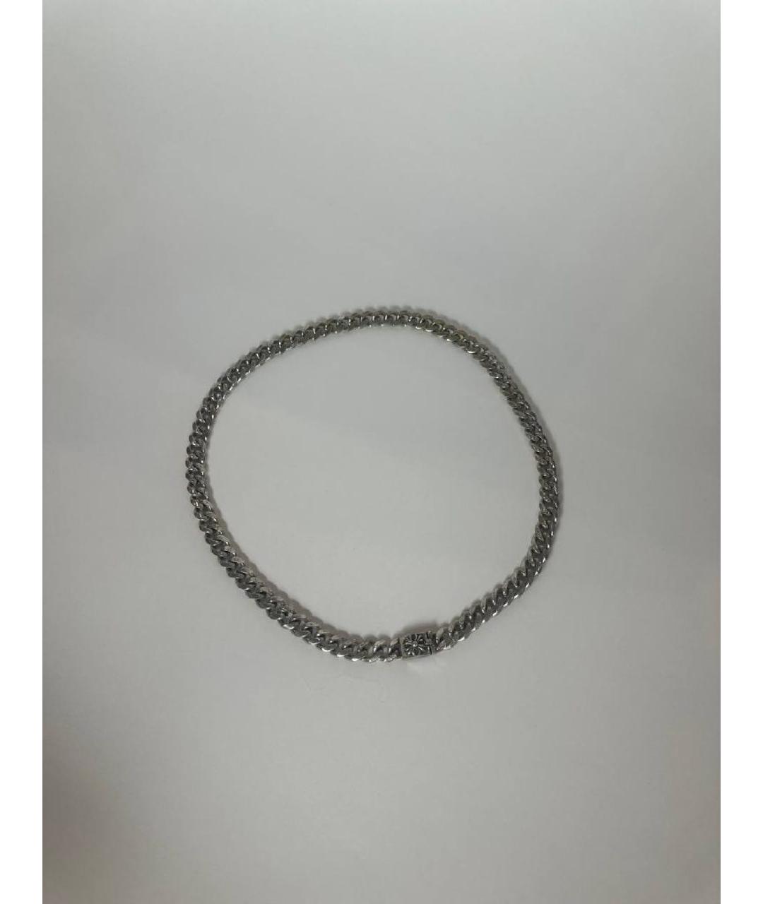 CHROME HEARTS Серебряная металлическая цепочка/подвеска, фото 4