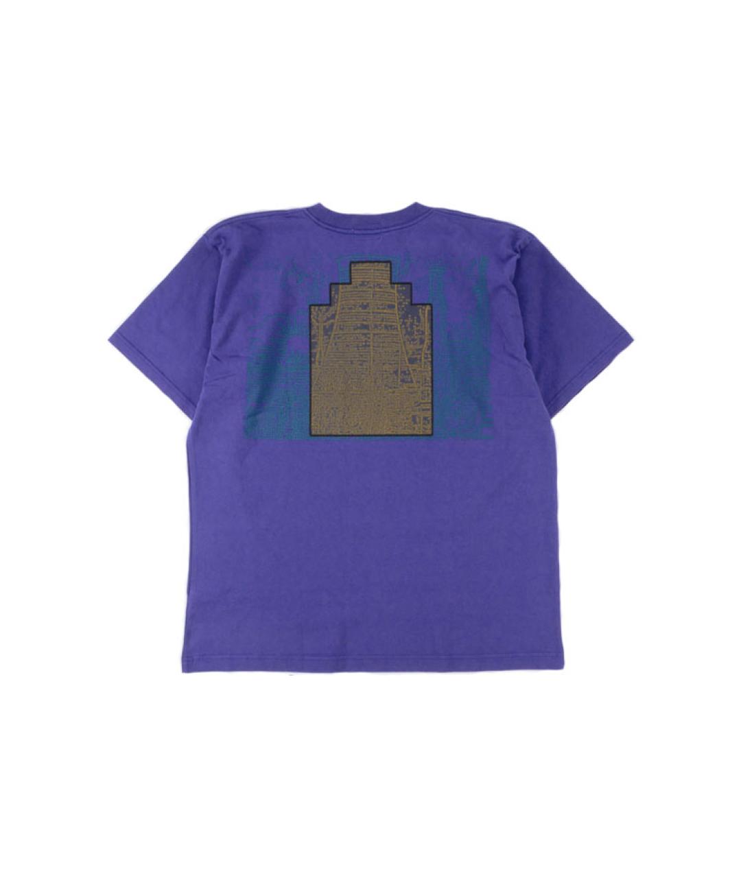 CAV EMPT Фиолетовая хлопковая футболка, фото 2