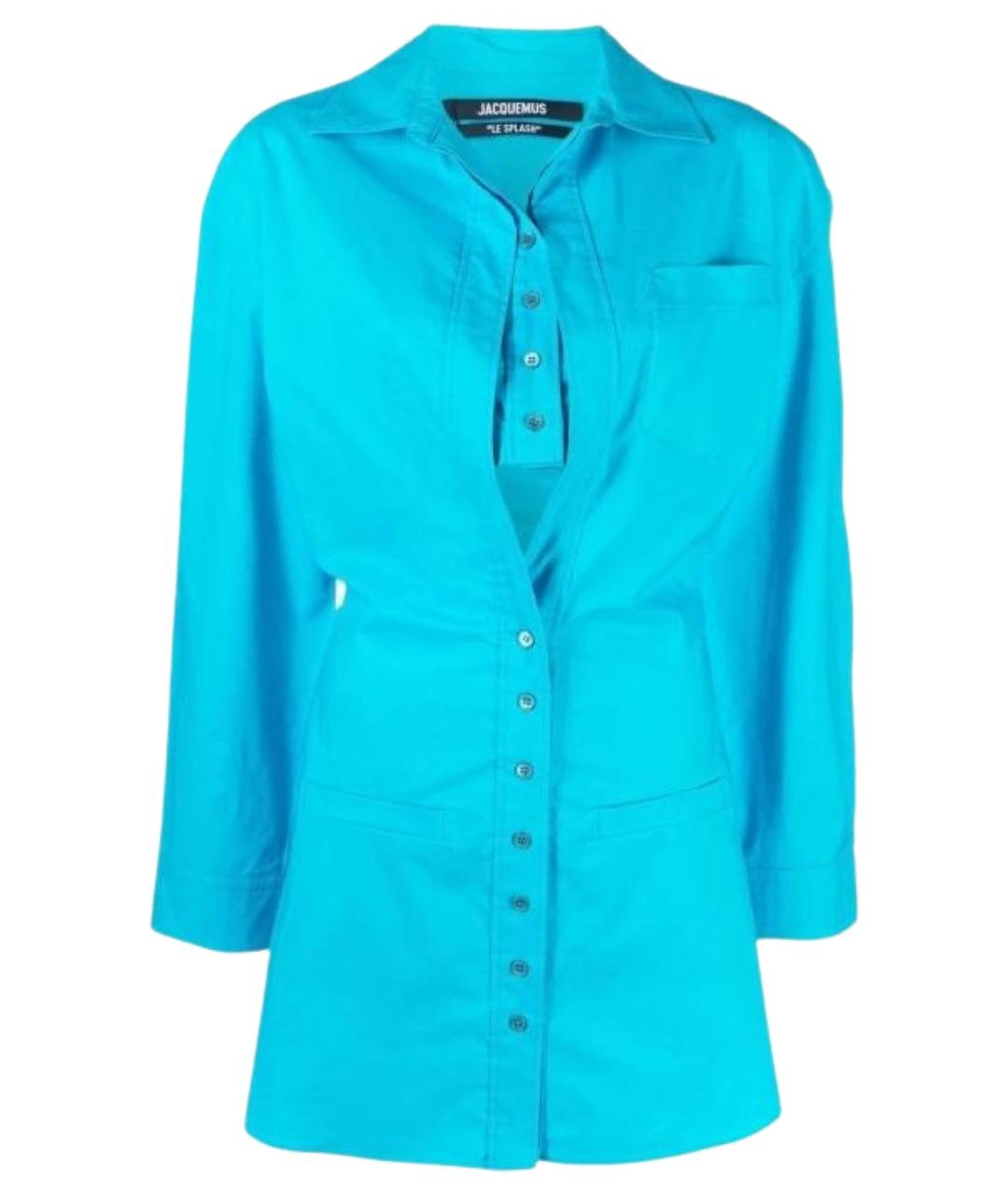 JACQUEMUS Синее повседневное платье, фото 1