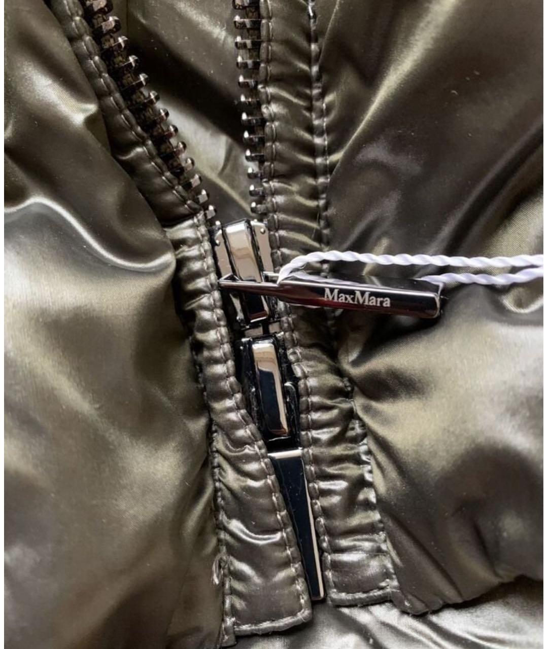 MAX MARA Зеленая полиамидовая куртка, фото 5
