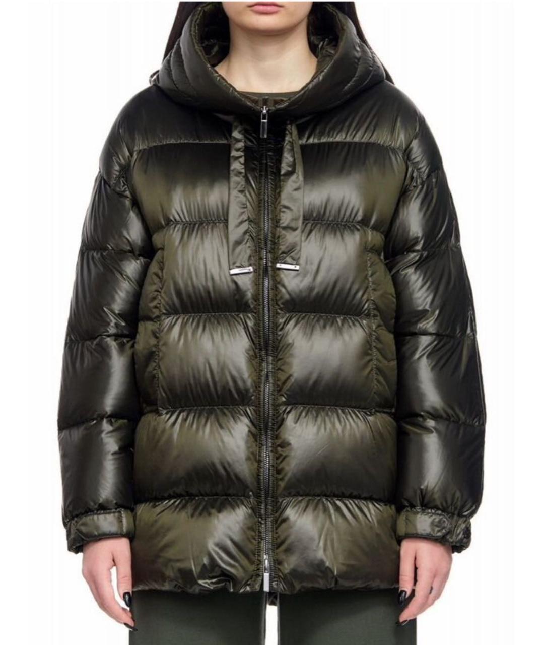 MAX MARA Зеленая полиамидовая куртка, фото 7
