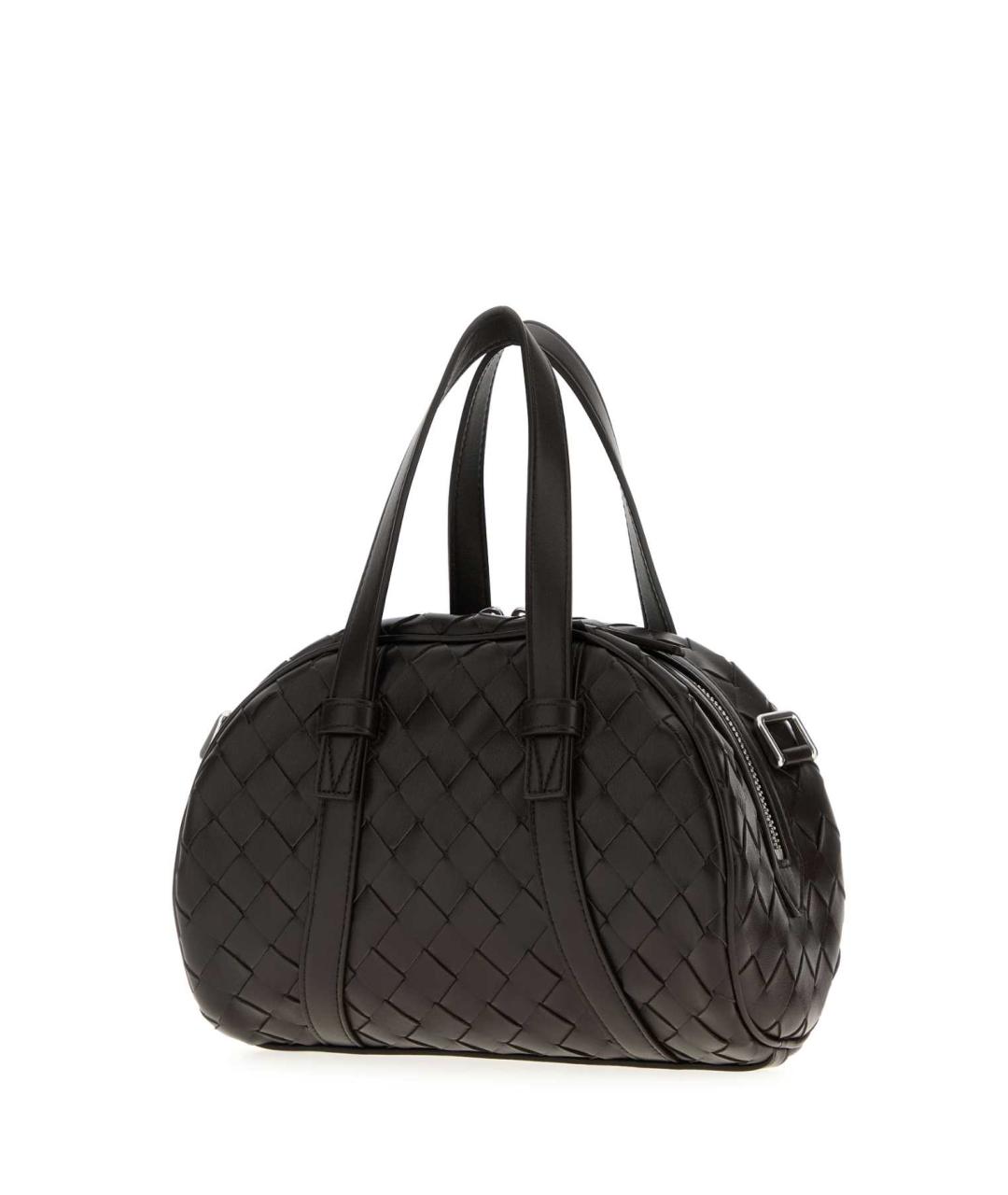 BOTTEGA VENETA Черная кожаная сумка тоут, фото 2