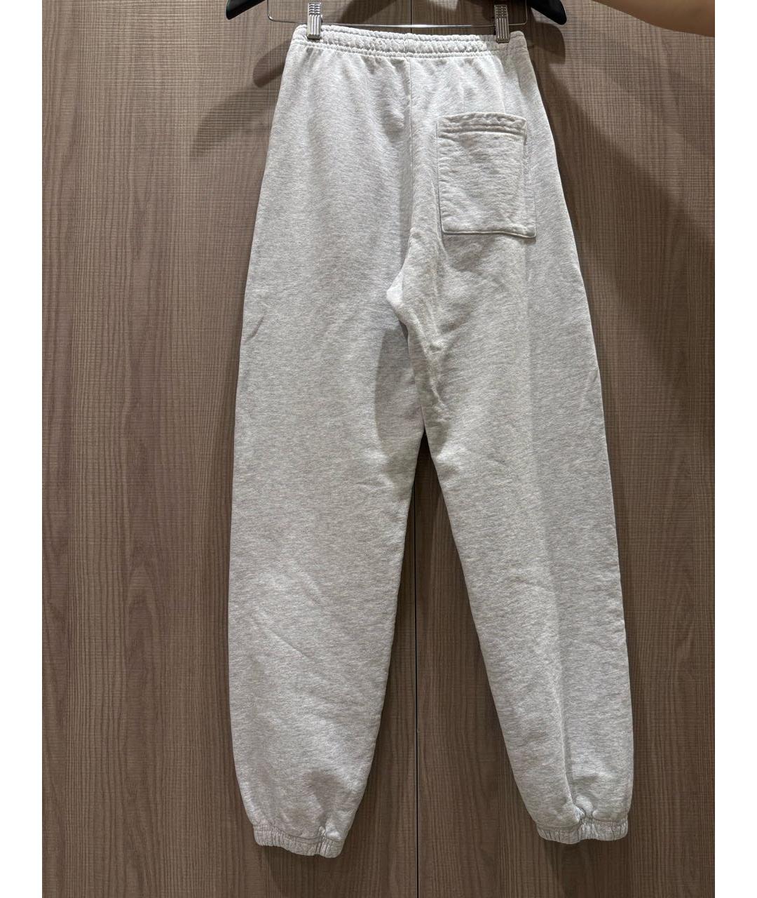 SPORTY AND RICH Серые хлопковые спортивные брюки и шорты, фото 2